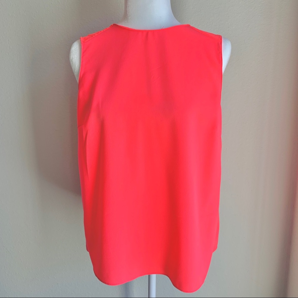 Zara sleeveless Hot Pink Top